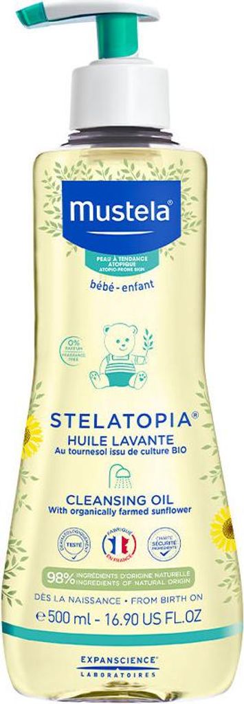 Mustela Bebe Stelatopia Cleansing Oil 500ml Immagine del prodotto 