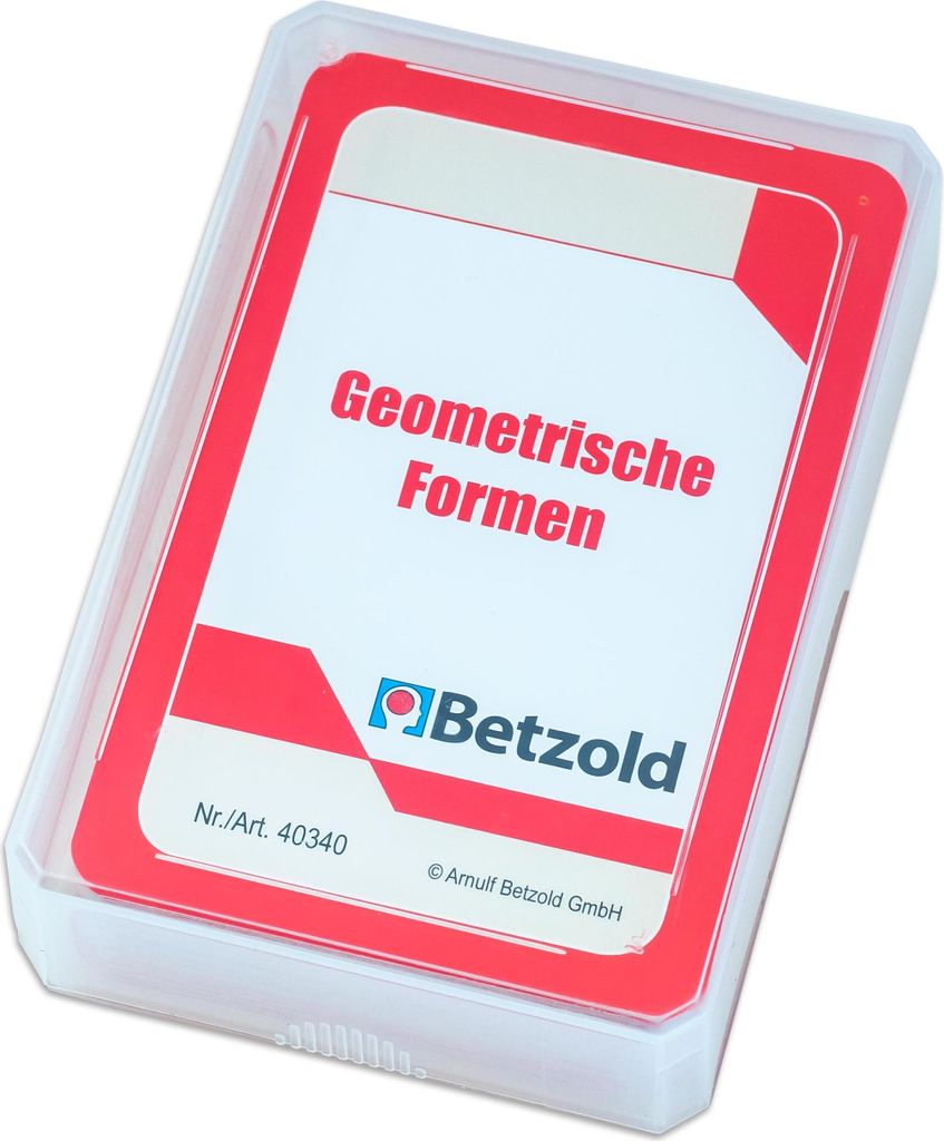 Betzold Geometrische Formen - Karten für den magischen Zylinder, Kartenset für Selbstständiges Lernen
