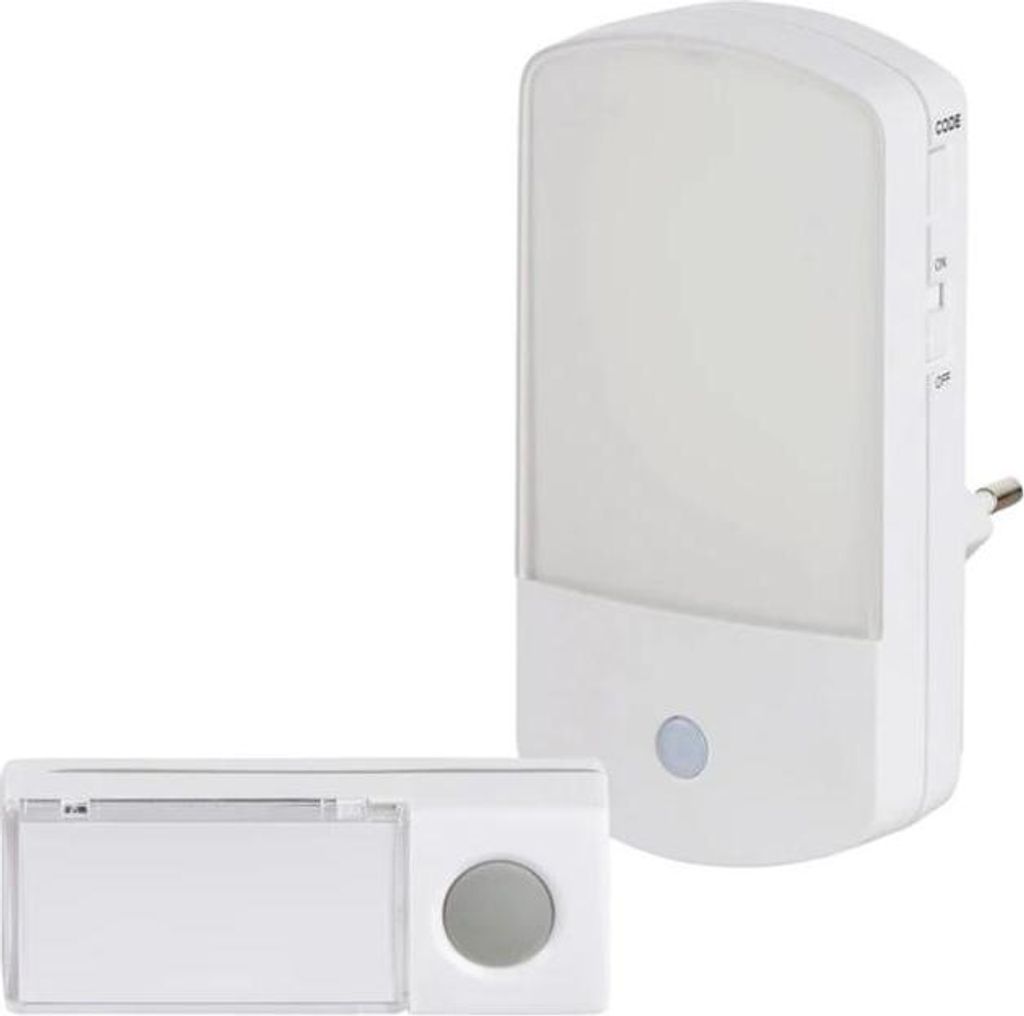 Heidemann rádiový gong HX Nightlight 150 m, 230V, čisto Obrázok produktu 