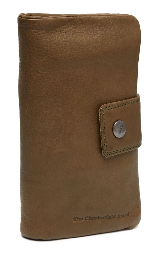 The Chesterfield Brand Pelle portafoglio Fresno Wallet Olive Green oliva