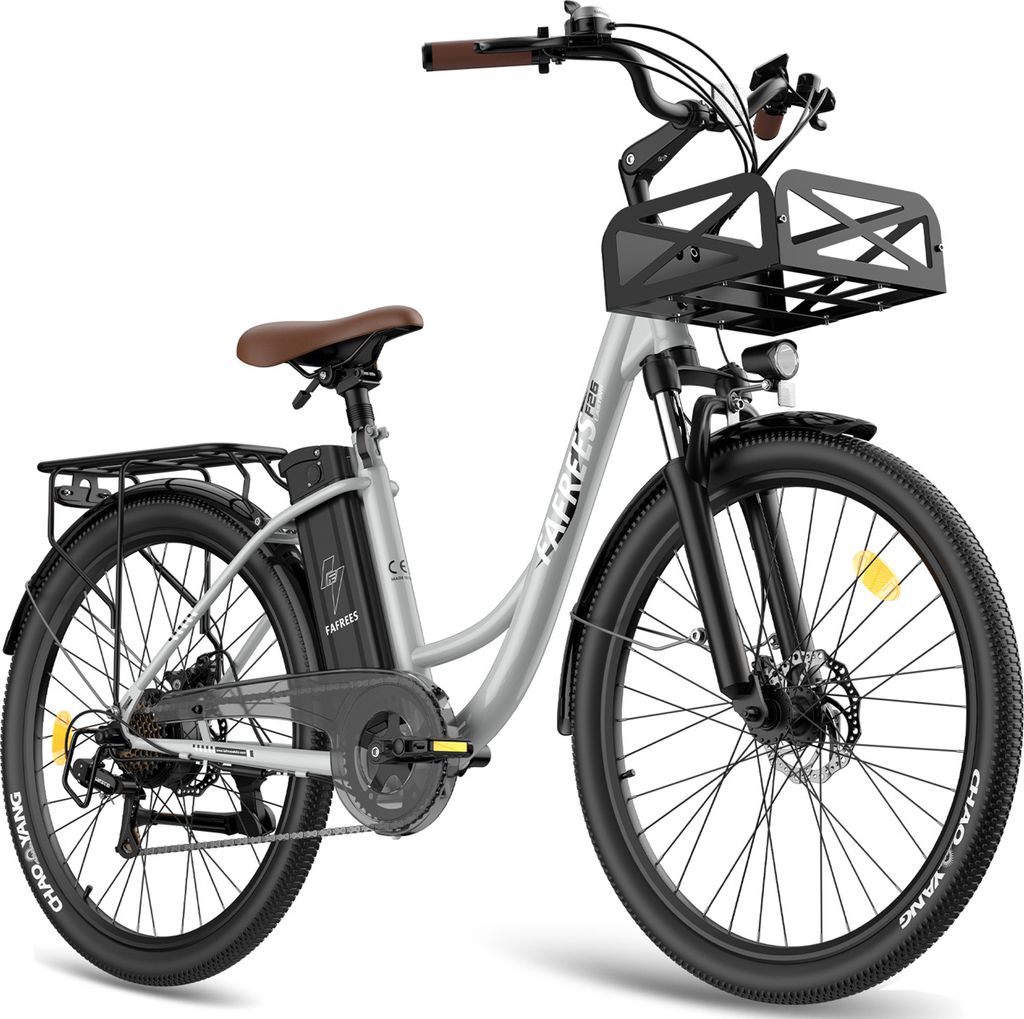 E-Bike 26" 158 - 198 cm Pannensichere Reifen 36 V 250 W bis Produktbild 
