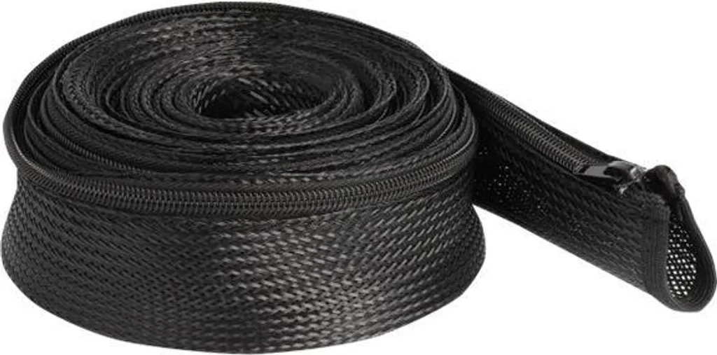Delock Guaina Intrecciata 5m Nera - Cable Management High-End per PC