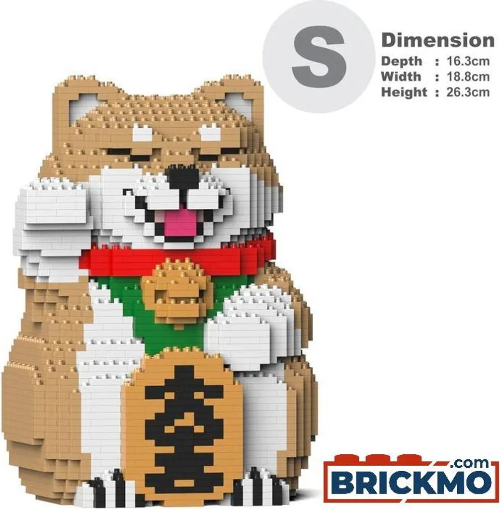 JEKCA Lucky Shiba Inu 01-M01 ST26LKD01-M01 Jeu de Construction Briques