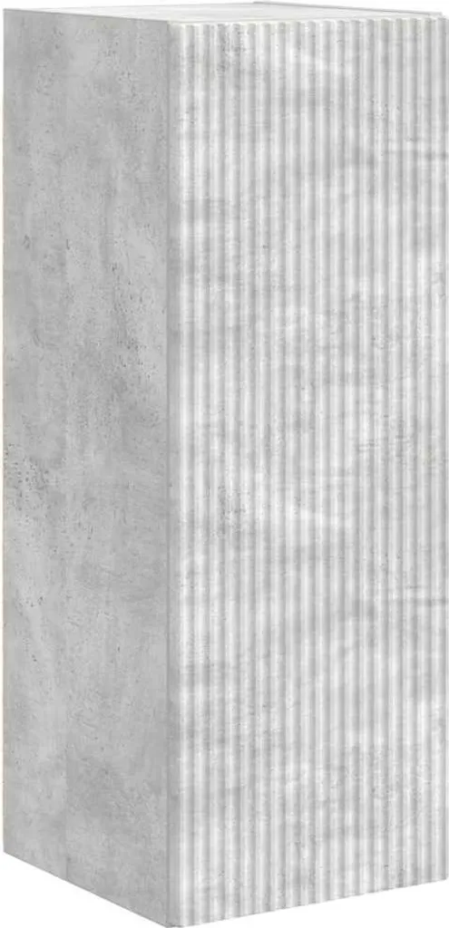 Porta TV Sospeso Grigio Cemento 80 cm | Mobile Moderno Parete