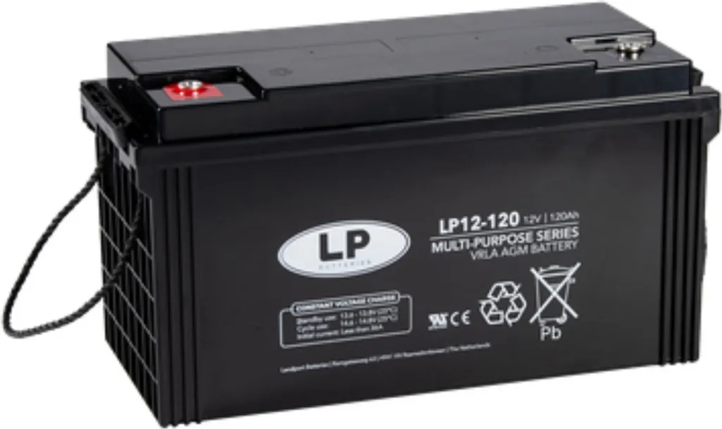 Batterie auxiliaire 12V 120Ah AGM pour Camping-car, Caravane et Marine