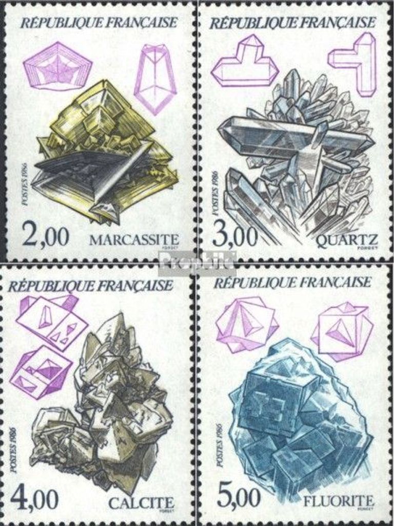 Briefmarken Frankreich 1986 Mi 2562-2565 (kompl.Ausg.) Produktbild 