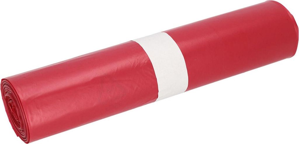 DEISS 21004 Abfallsack Recycling, 120L, 25 Stück, rot