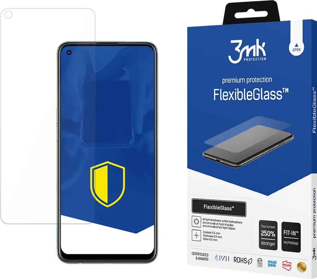 Oppo Reno 6 Z 5G + 3Mk FlexibleGlass: Protezione Glamour Invisibile