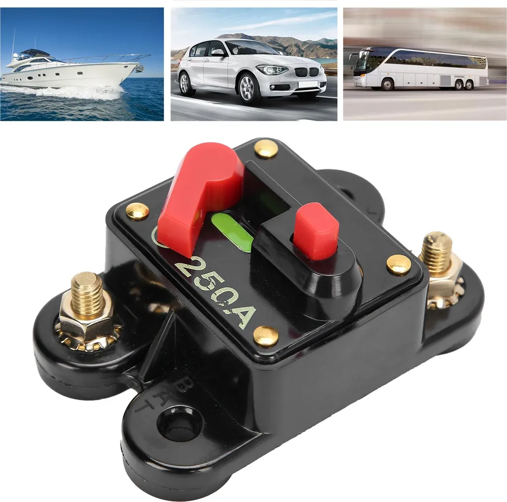Interruttore Automatico Marino 250A Impermeabile - Reset Manuale DC - 2