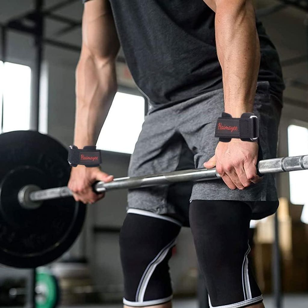 Krafttraining Handschuhe für Bodybuilding und Gewichtheben - Verstellbarer Griff, Silikonfüllung, Langlebig und Komfortabel