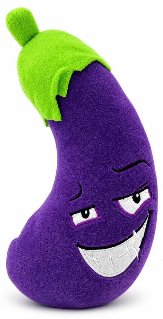 Plüschtier Boba Aubergine Kuscheltier Gemüse Plüschpuppen Produktbild 