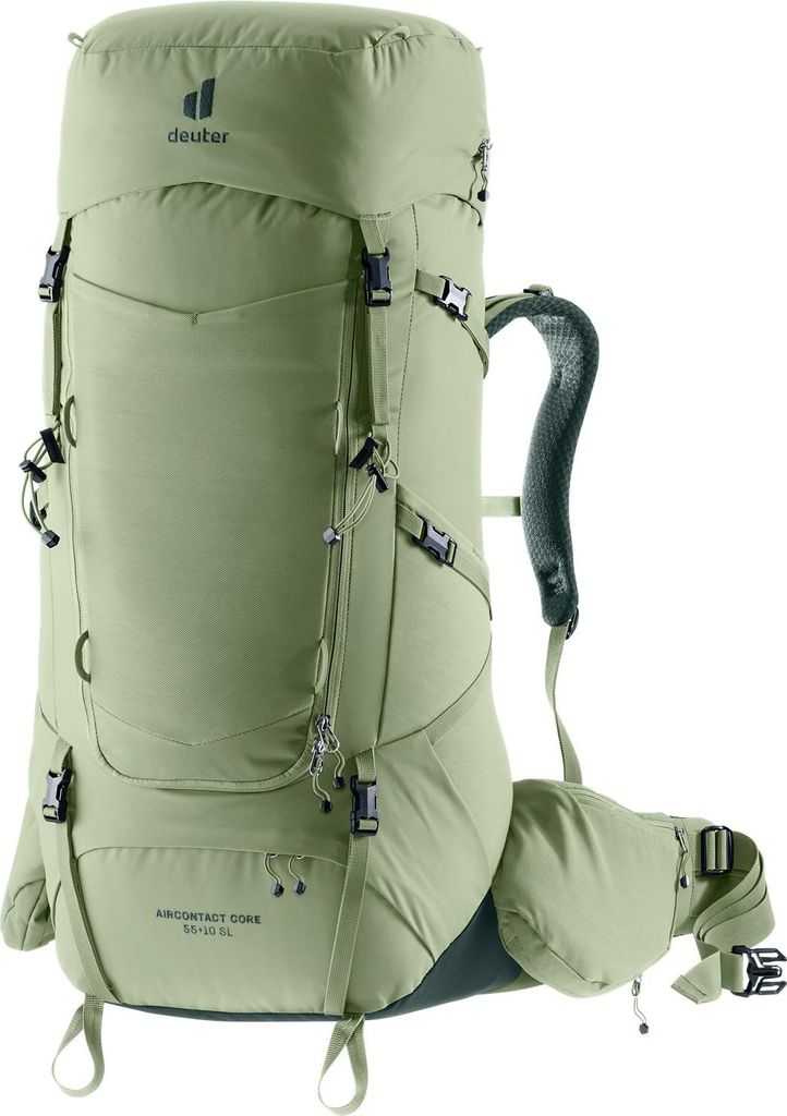 Deuter Aircontact Core 55+10 SL, Wandern, Olive, Unisex, 55 Produktbild 