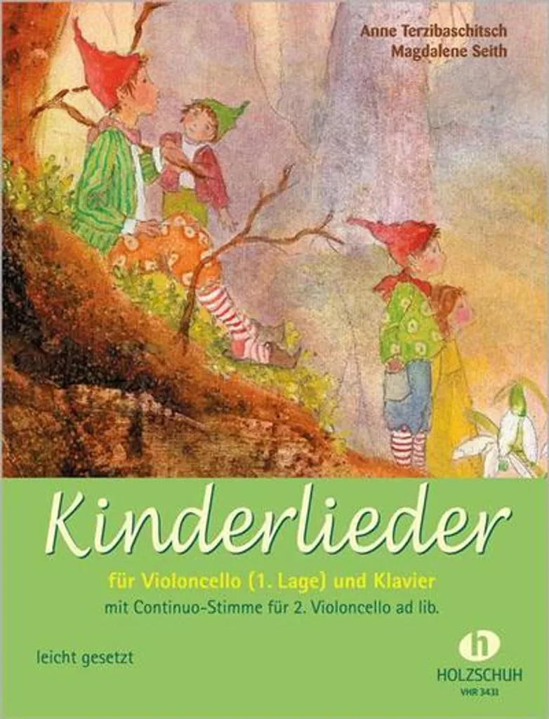Kinderlieder pour violoncelle et piano : recueil de chants pour enfants
