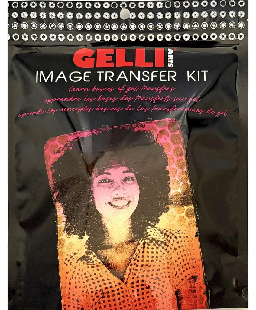 Gelli Arts kreative Foto Transfer Set - Gel Printing Starterkit 24x19,5x6 cm