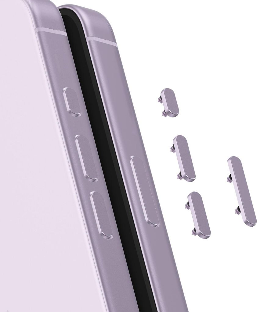 Clappio, Seitentasten Set Power Volume und Action für iPhone 17, Lavendel