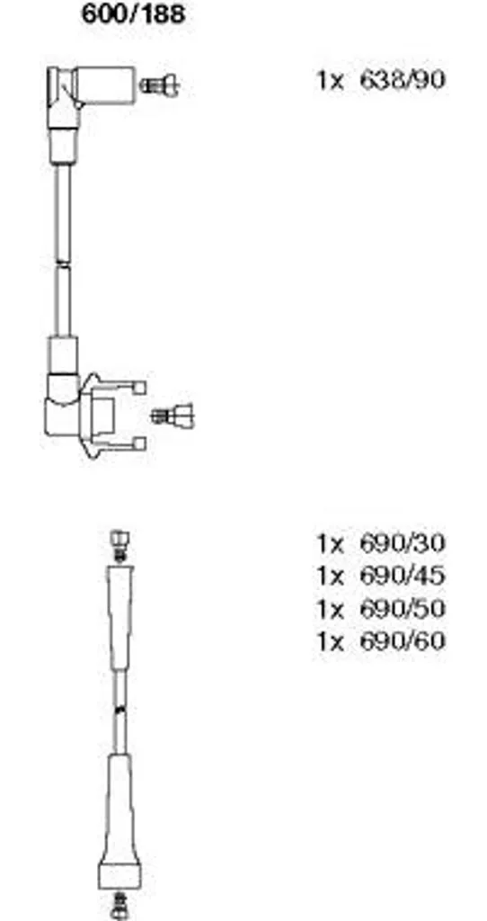 Set Cavi Accensione BREMI 600/188: Dai Nuova Vita alla tua Laguna