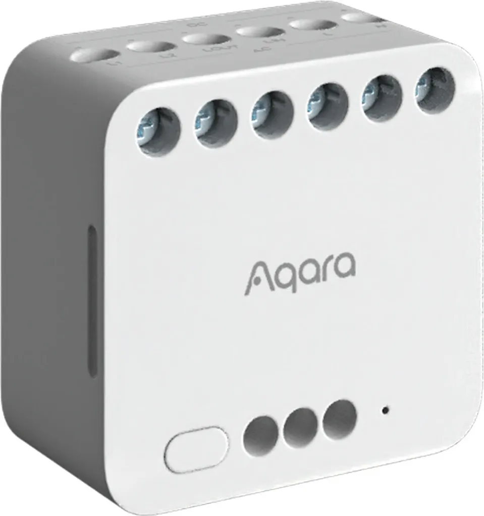 Relais Aqara T2 Contact Sec avec Contrôle Moteur et Suivi Énergie