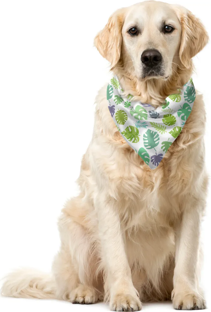 ABAKUHAUS Bandana Philodendron per Cani 40x40cm - Alta Qualità Online