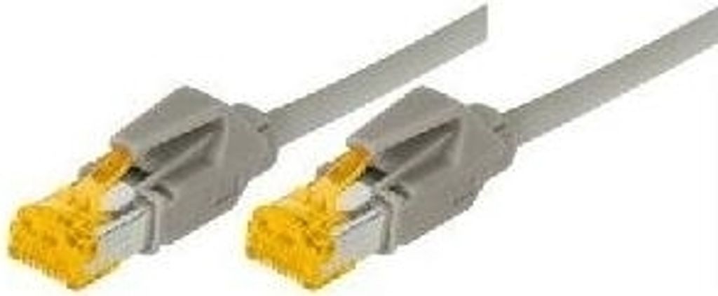 Patchkabel S/FTP, PiMF, Cat 6a, grau, 7,5 m Für 10 Gigabit/s, halogenfrei, mit Draka-Kabel und Hirosesteckern TM31 (bisherige Bezeichnung S/STP) (...