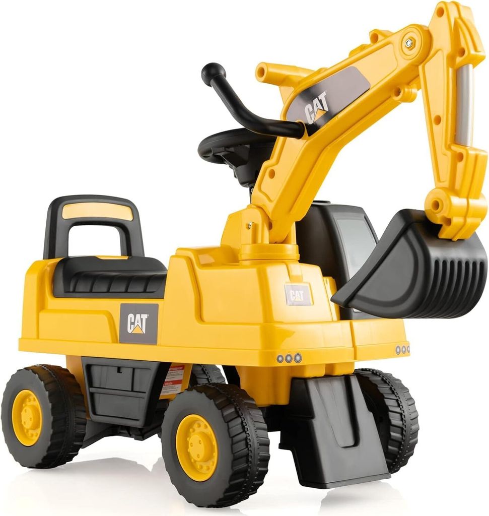 Sitzbagger, Bagger mit Lenkbarer Schaufel & Hupe, Produktbild 