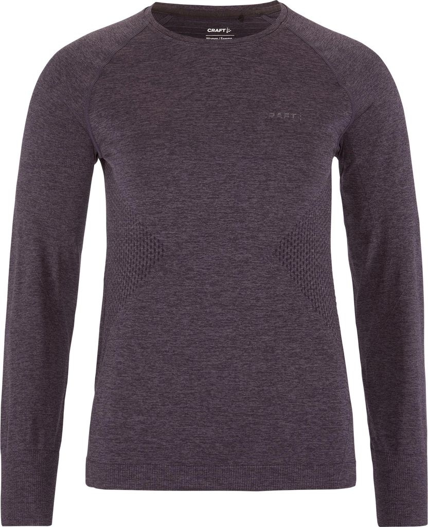 Craft Core Dry active comfort LS W dk. plum M