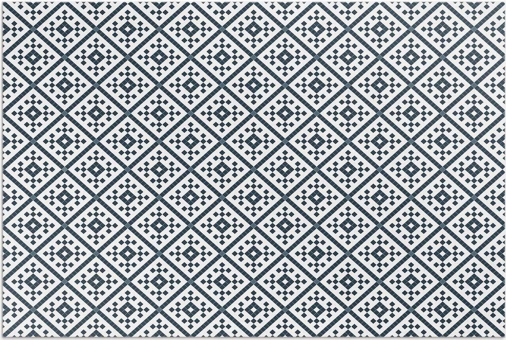 Feines Muster in elegantem Stil – Vinylteppich – 120x180 cm – Outdoor Teppich – Terrasse – Wetterfest – Modern