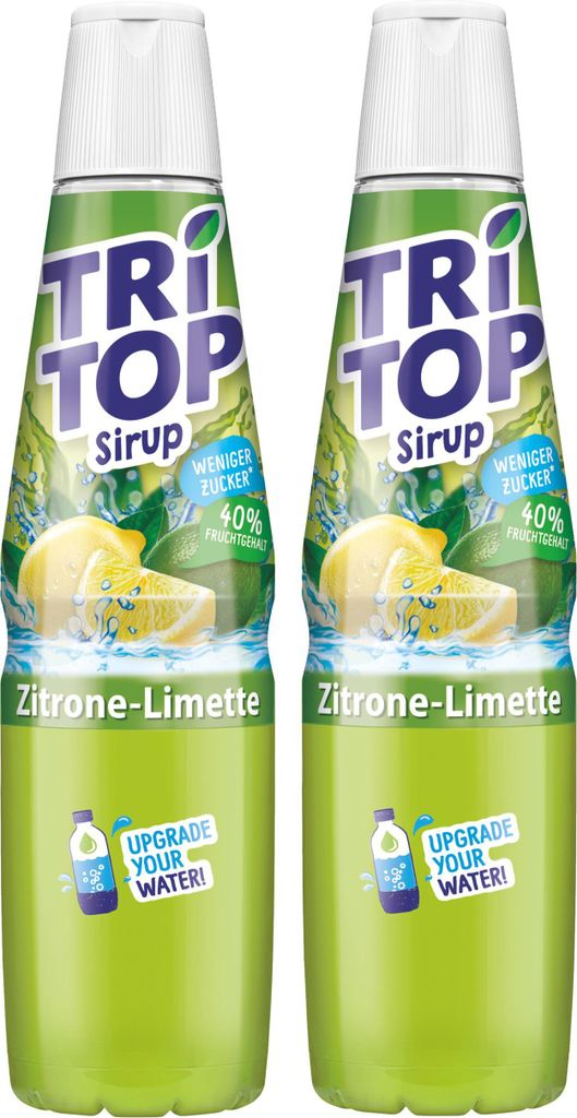 Tri Top Getränke-Sirup Zitrone-Limette 600ml - kalorienarm Produktbild 
