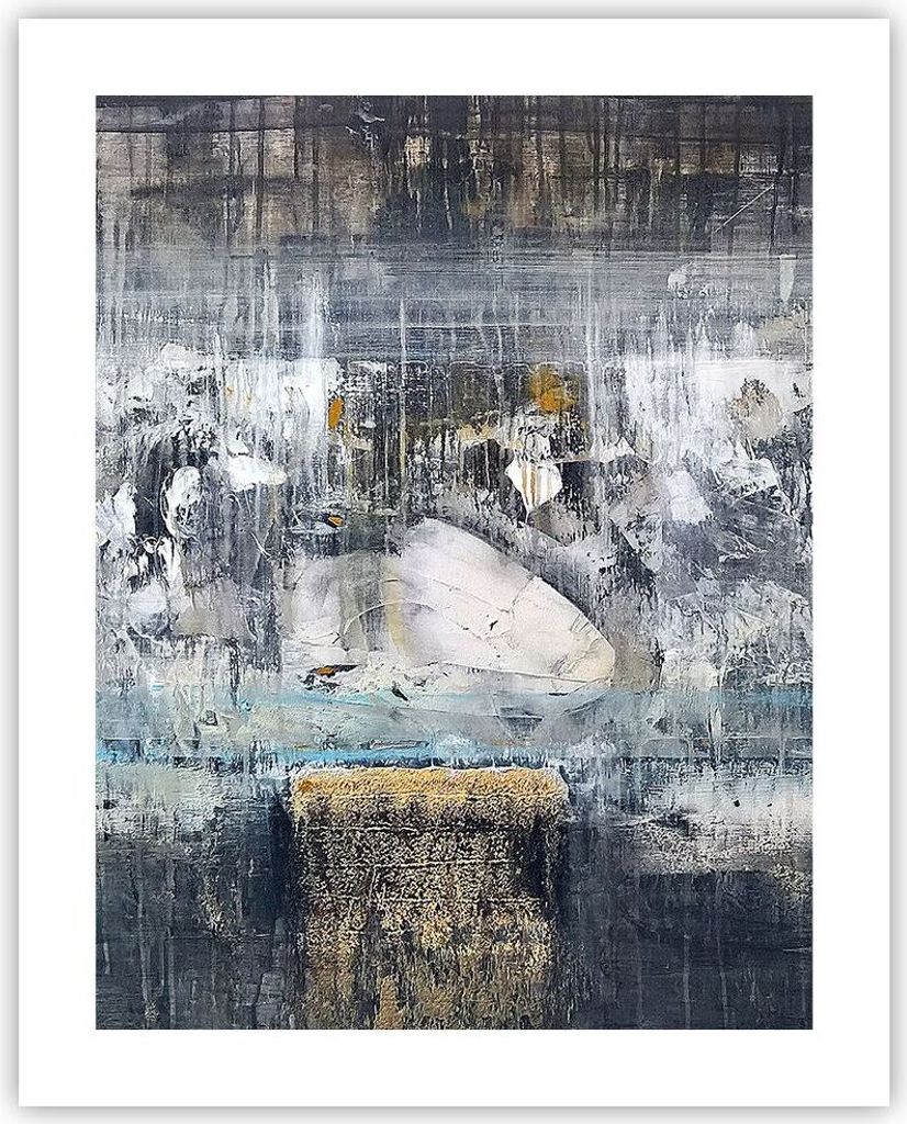 Poster - Poster ohne Rahmen - Abstraktion modern - 40x50 cm - Wand Bild - Wanddeko - Wandbilder - Kunstposter - Wandposter - Bilder - Kunstdruck - ...