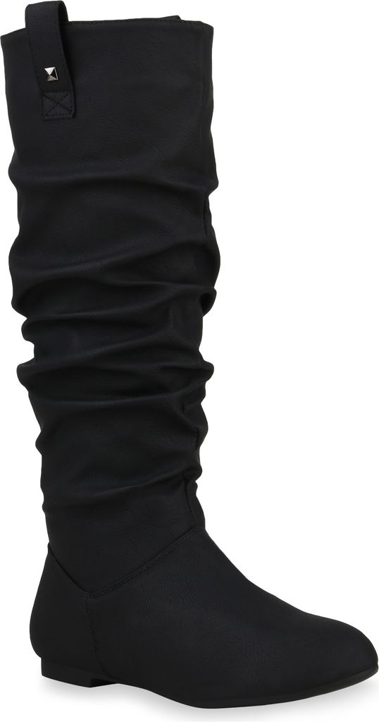 Mytrendshoe Damen Schlupfstiefel Warm Gefütterte Stiefel Produktbild 4