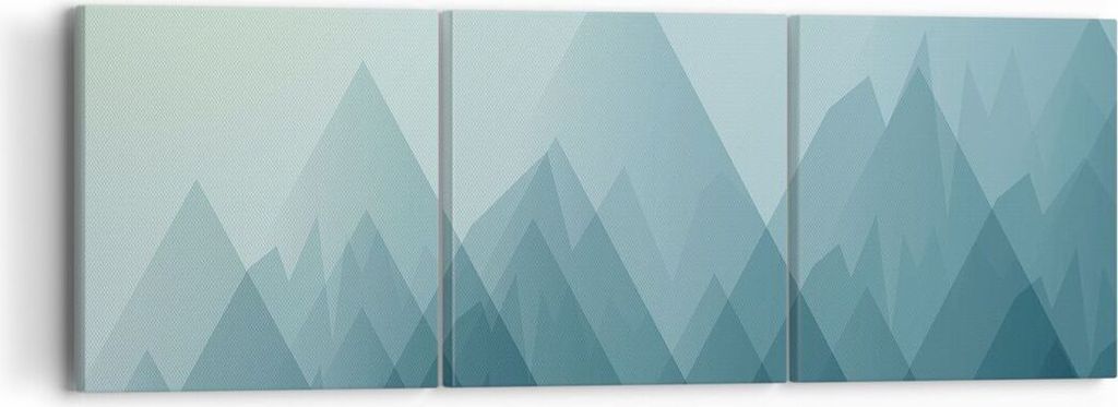 Bild auf Leinwand - Leinwandbild - Abstraktion modern - 90x30cm - Wand Bild - Wanddeko - Wandbilder - Leinwanddruck - Bilder - Kunstdruck - Wanddek...