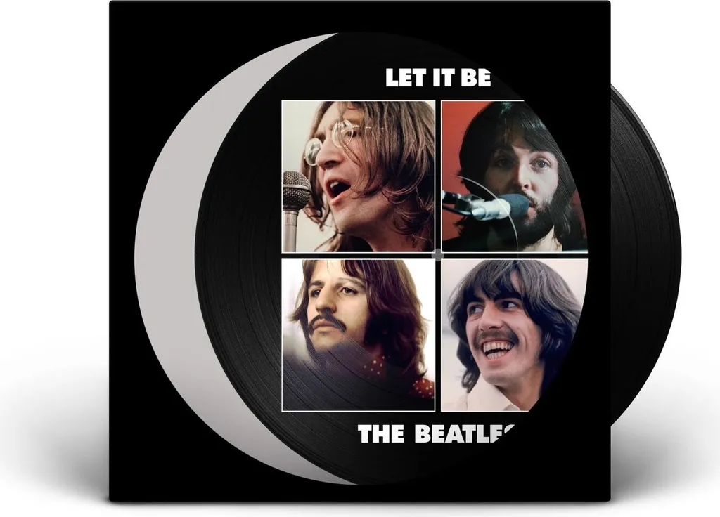 Disque Vinyle Illustré Les Beatles Album Culte pour Platine Vinyle