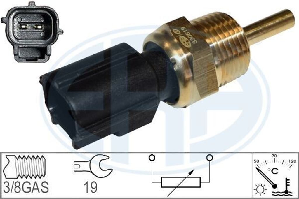 ERA Kühlmitteltemperatursensor Kühlmitteltemperatursensor 330619 für HYUNDAI SONATA IV (EF) 17mm
