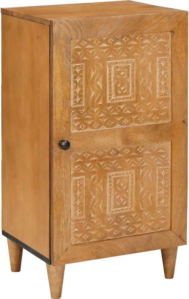 Mobiletto SYFAX™ Credenza Design 33.5x40x75 cm Marrone Chiaro Legno