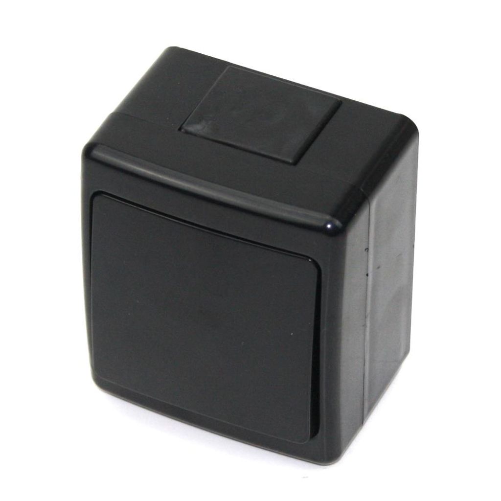 Unterputz Wechselschalter Lichtschalter 10A schwarz Premium serie
