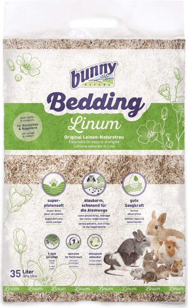 Bunny Bedding Linum 35 litres de litière Image du produit 