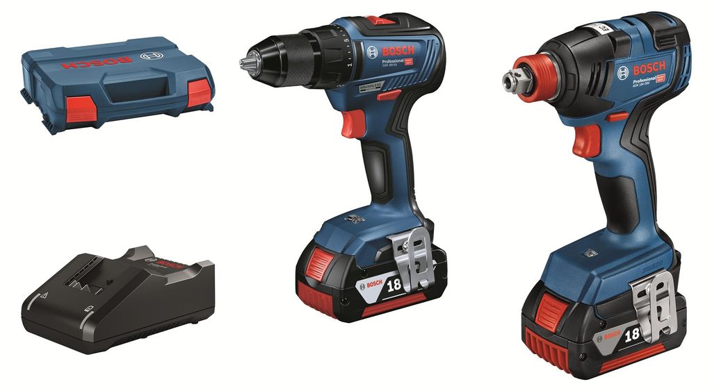 Bosch GDX 18V-200 + GSR 18V-55, Kabelloser Produktbild 
