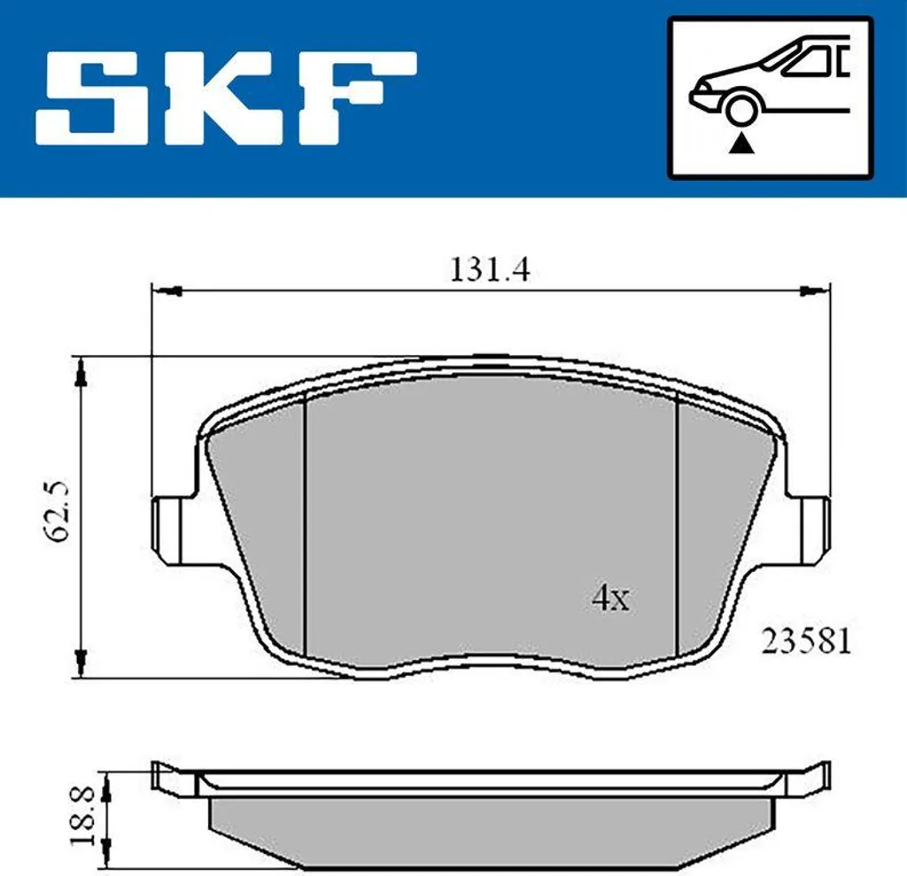 Plaquettes de Frein SKF VKBP 80517 : Stop aux Bruits et Freinage Mou