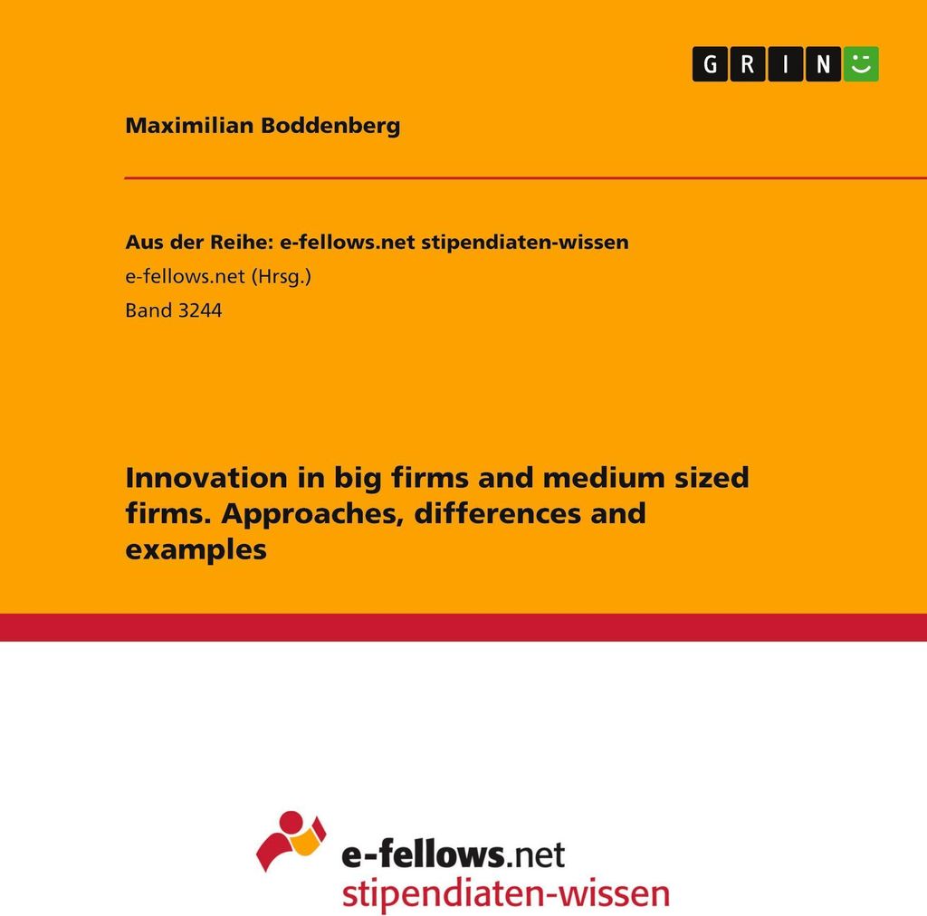 Innovation in big firms and medium sized firms. Approaches, differences and examples