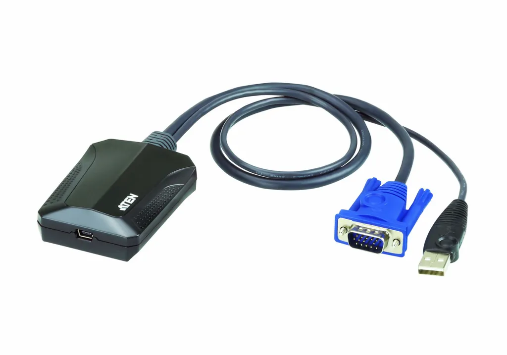 Accès serveur direct avec Aten CV211 Console KVM USB VGA pour dépannage