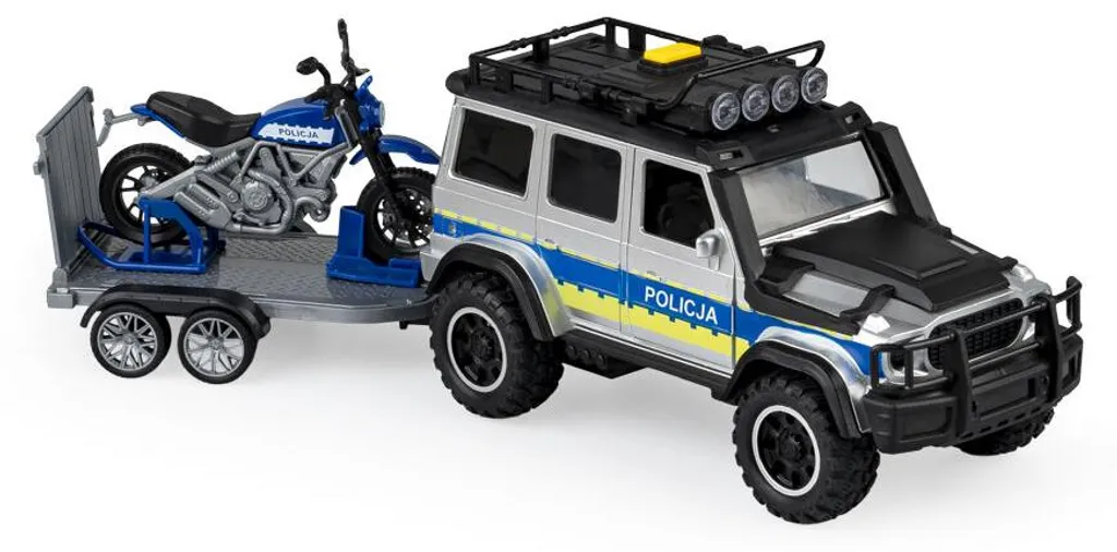 Véhicules de police en métal Flotte municipale - Finition réaliste HD