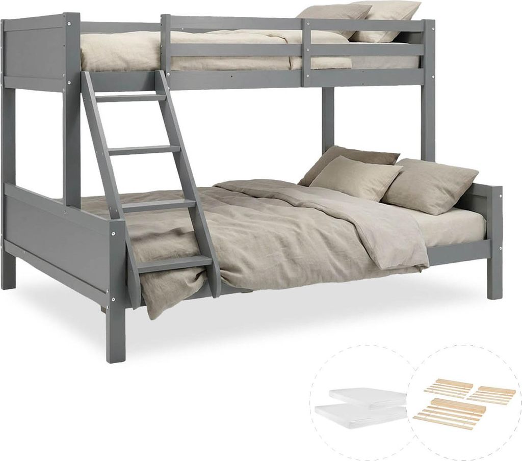 Homestyle4u Etagenbett 90x200 140x200 Hochbett Kinderbett Produktbild 