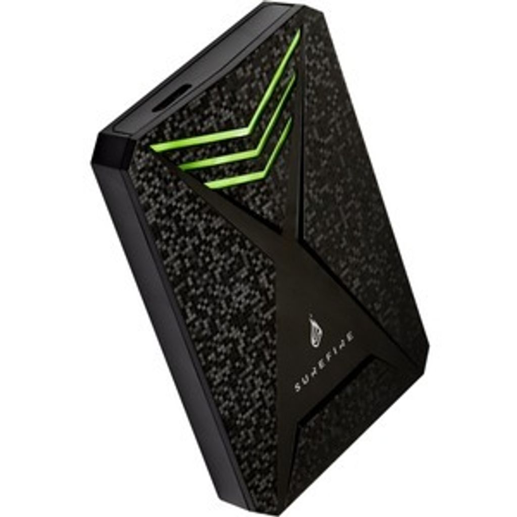 SUREFIRE Festplatte - Extern - 1 TB - Schwarz - Desktop-PC, Spielkonsole, Notebook Unterstütztes Gerät - USB 3.2 (Gen 1) Typ C