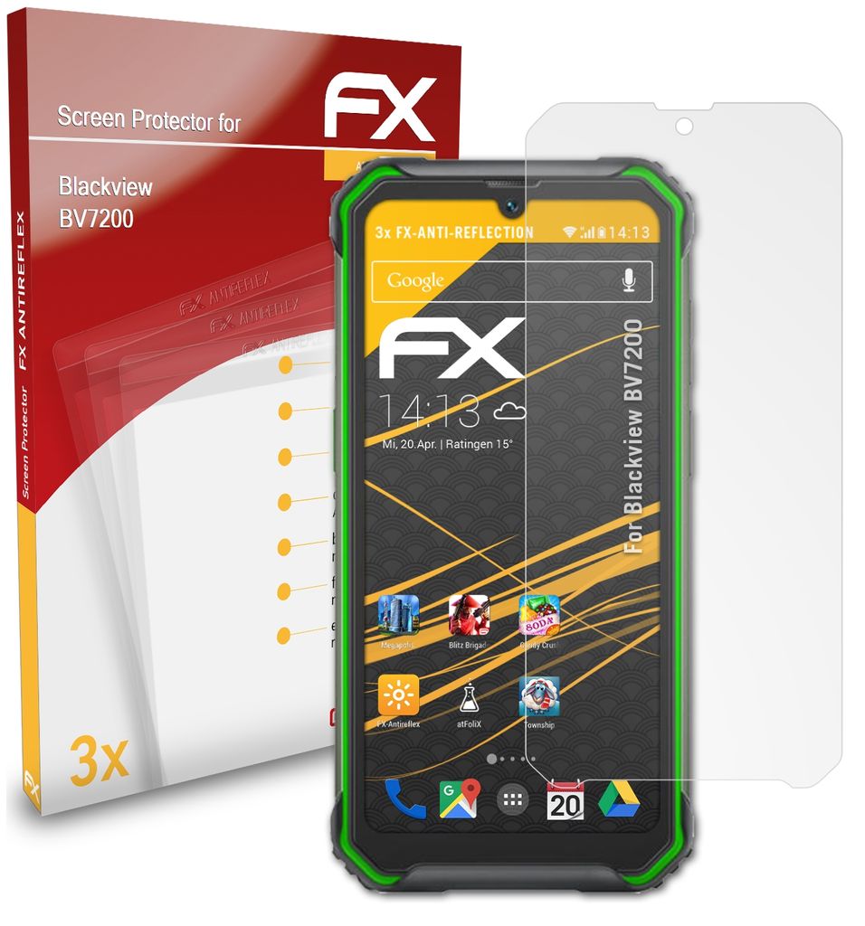 AtFoliX Película Protectora De Vidrio De Plástico Compatible Con Canon EOS 550D / Rebel T2i Glass Protector, 9H Hybrid-Glass FX Protector De Pantalla