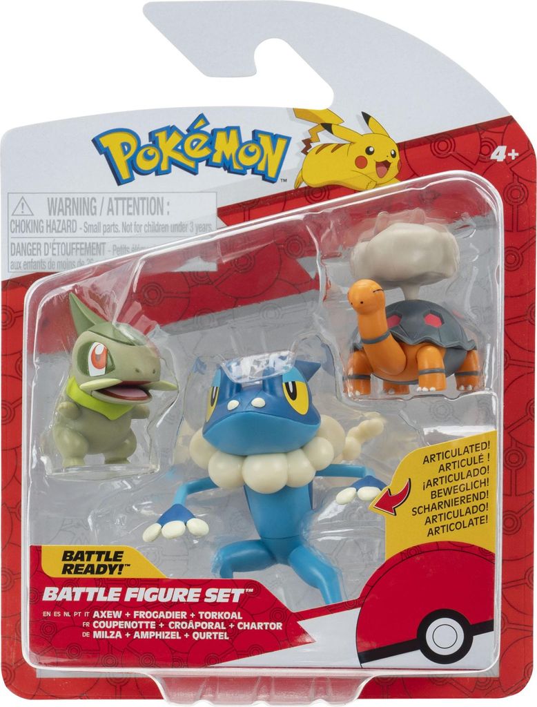 Pokémon Qurtel Milza & Amphizel Battle Figure Set Produktbild 