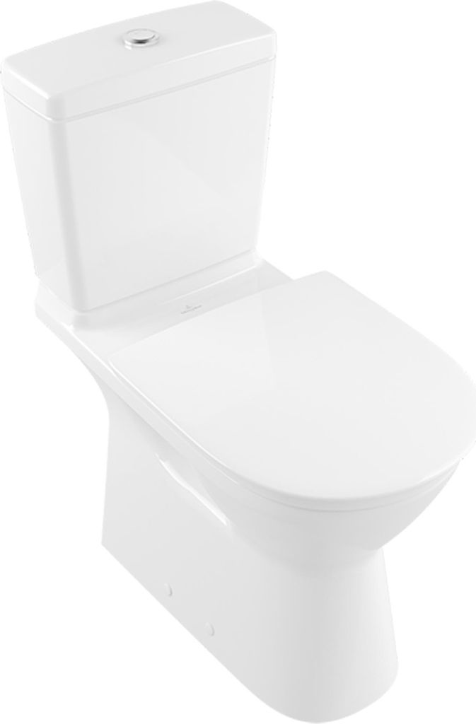 Villeroy & Boch Stand-WC Vita O.NOVO tief, 360 x 710 mm, spülrandlos, DirectFlush weiß AntiBac