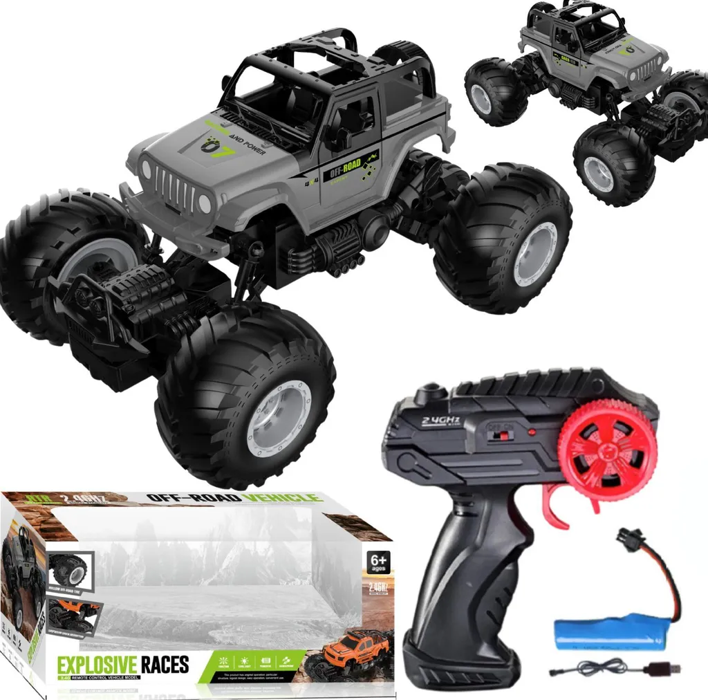 Voiture RC Anti-Choc Tout-Terrain Finies les Piles avec Batterie USB