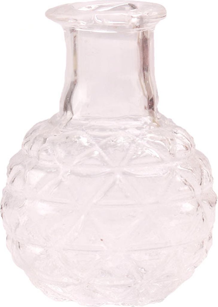 Miniaturvase transparent dekorative Glas Universal Dollhouse Blumen Terrarium Topf für Unterhaltung-A