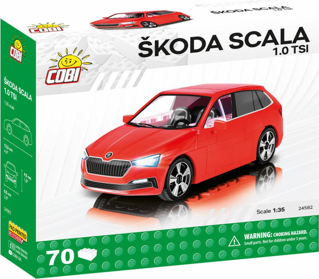 Cobi 24582 Skoda Scala 1.0 Tsi 70 P6 Bloky Obrázok produktu 
