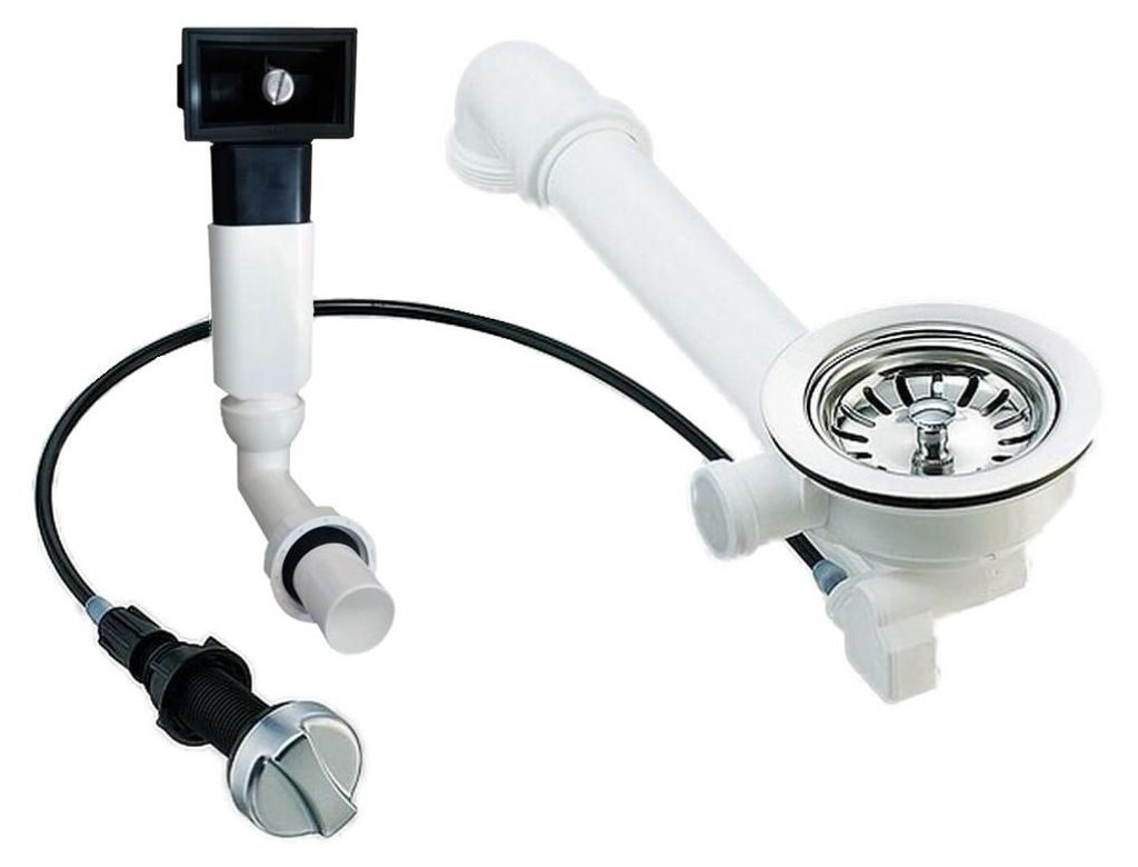 Küchenspülen Ablauf-Set - Drehexcenter 3 1/2 Zoll / 114 mm, Produktbild 