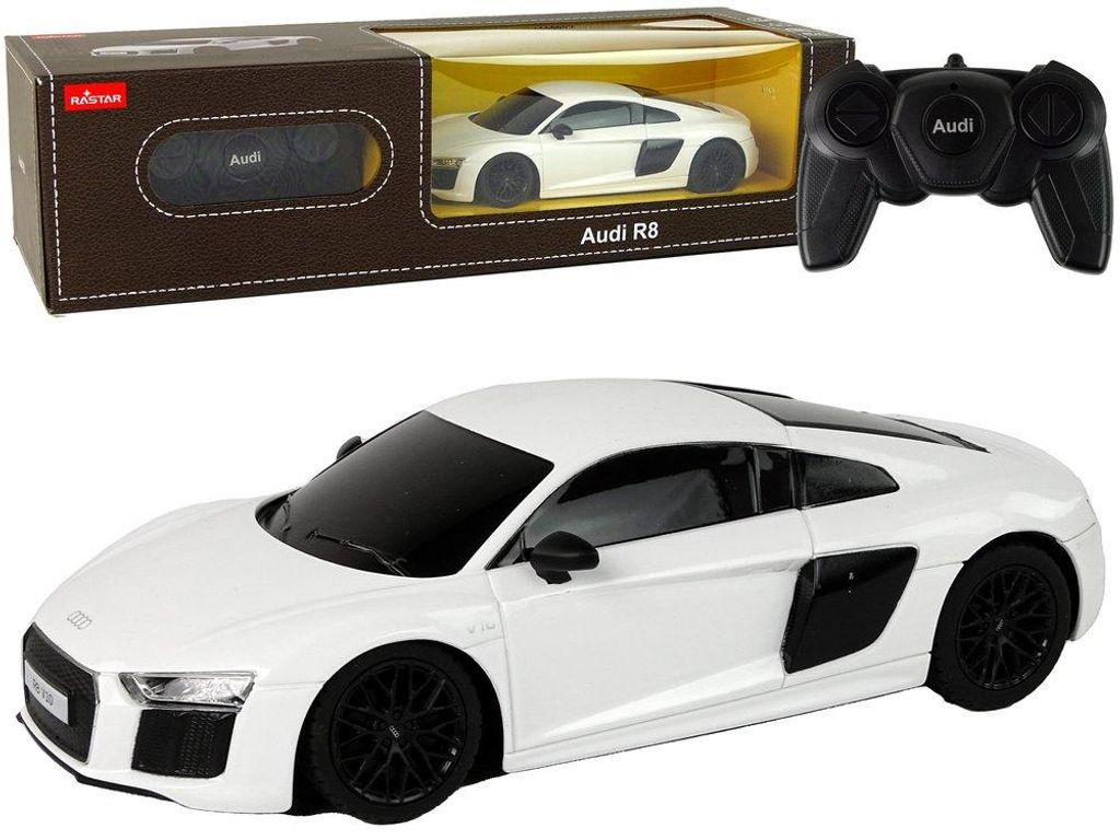 Voiture télécommandée Rc Audi R8 Rastar Pilot blanc 1:24 Image du produit 